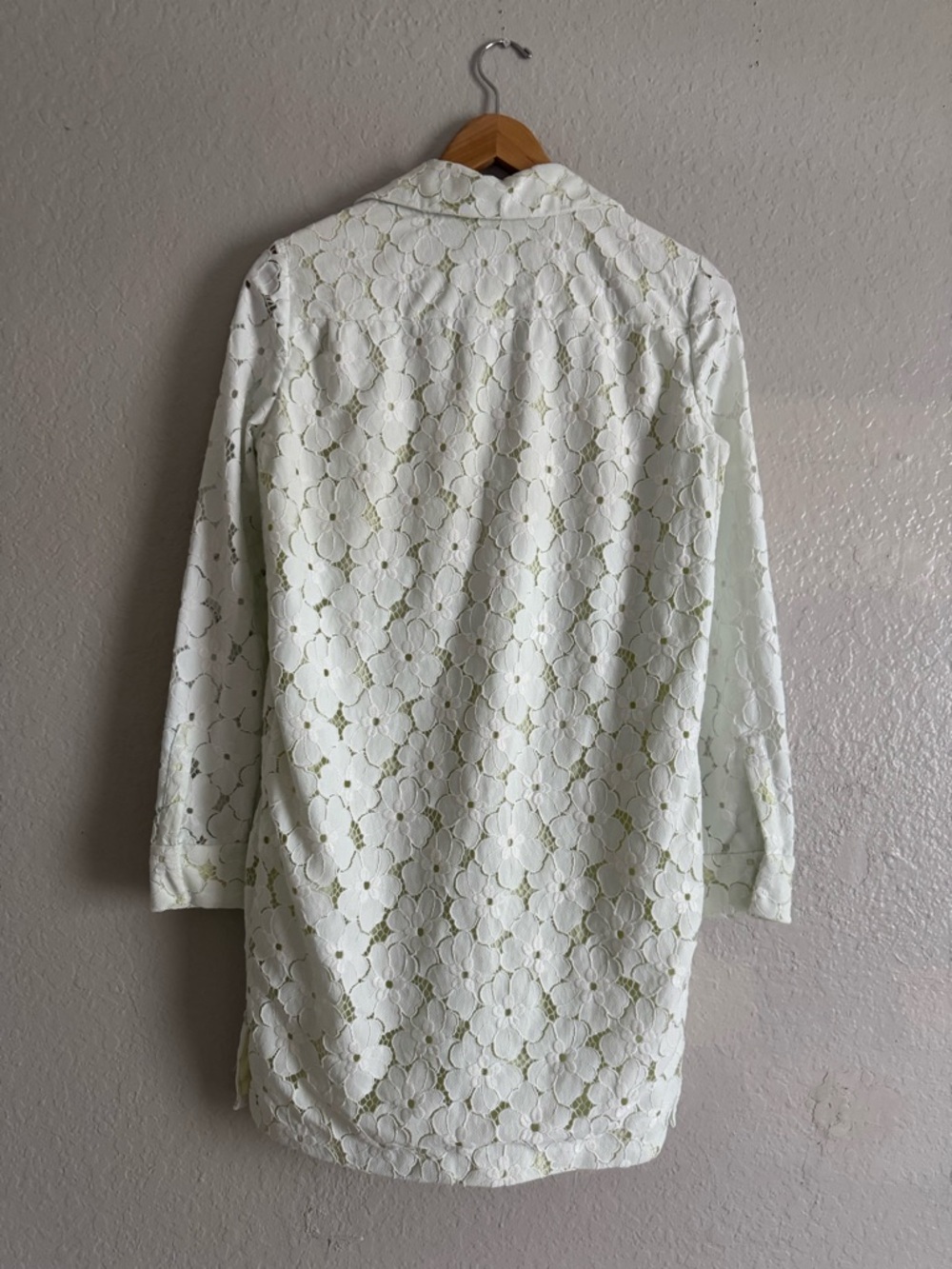 Diane Von Furstenberg White Lace Mini Dress - Picture 6 of 6